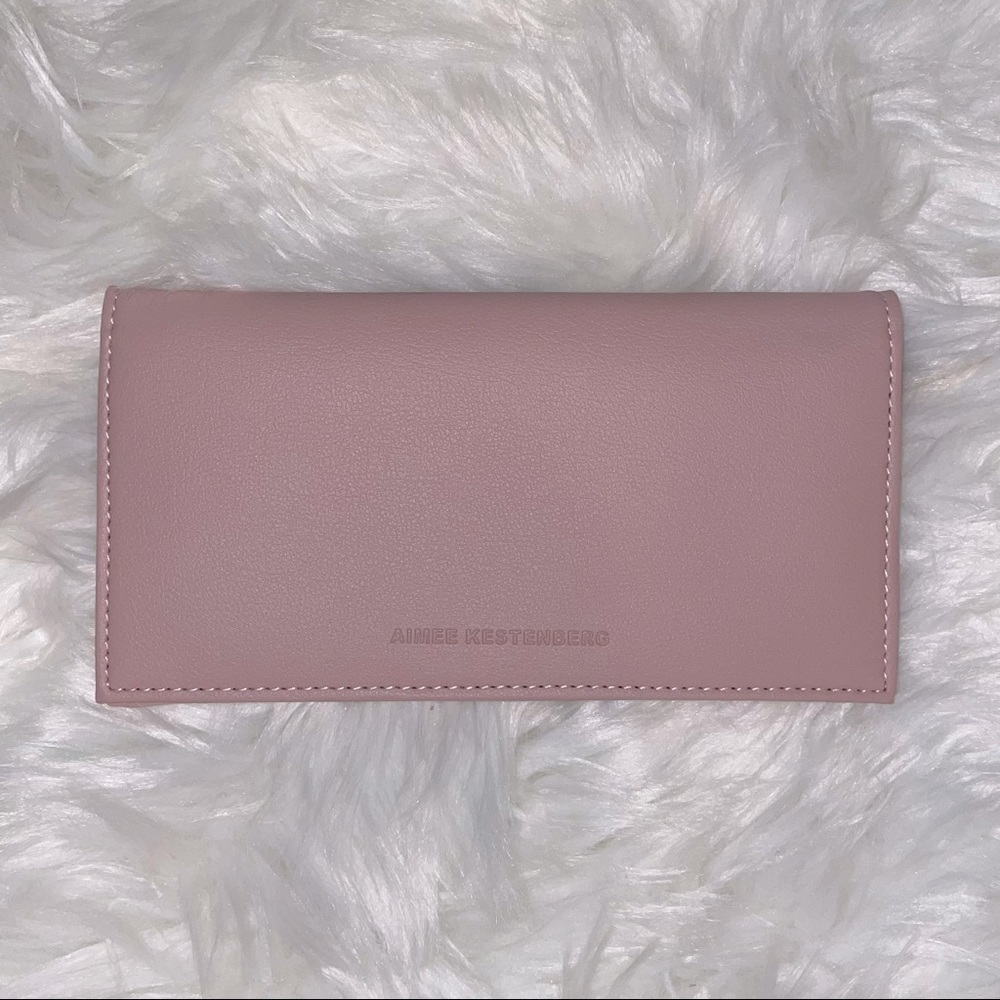 Aimee Kestenberg Marietta Pink Bifold Flat Wallet